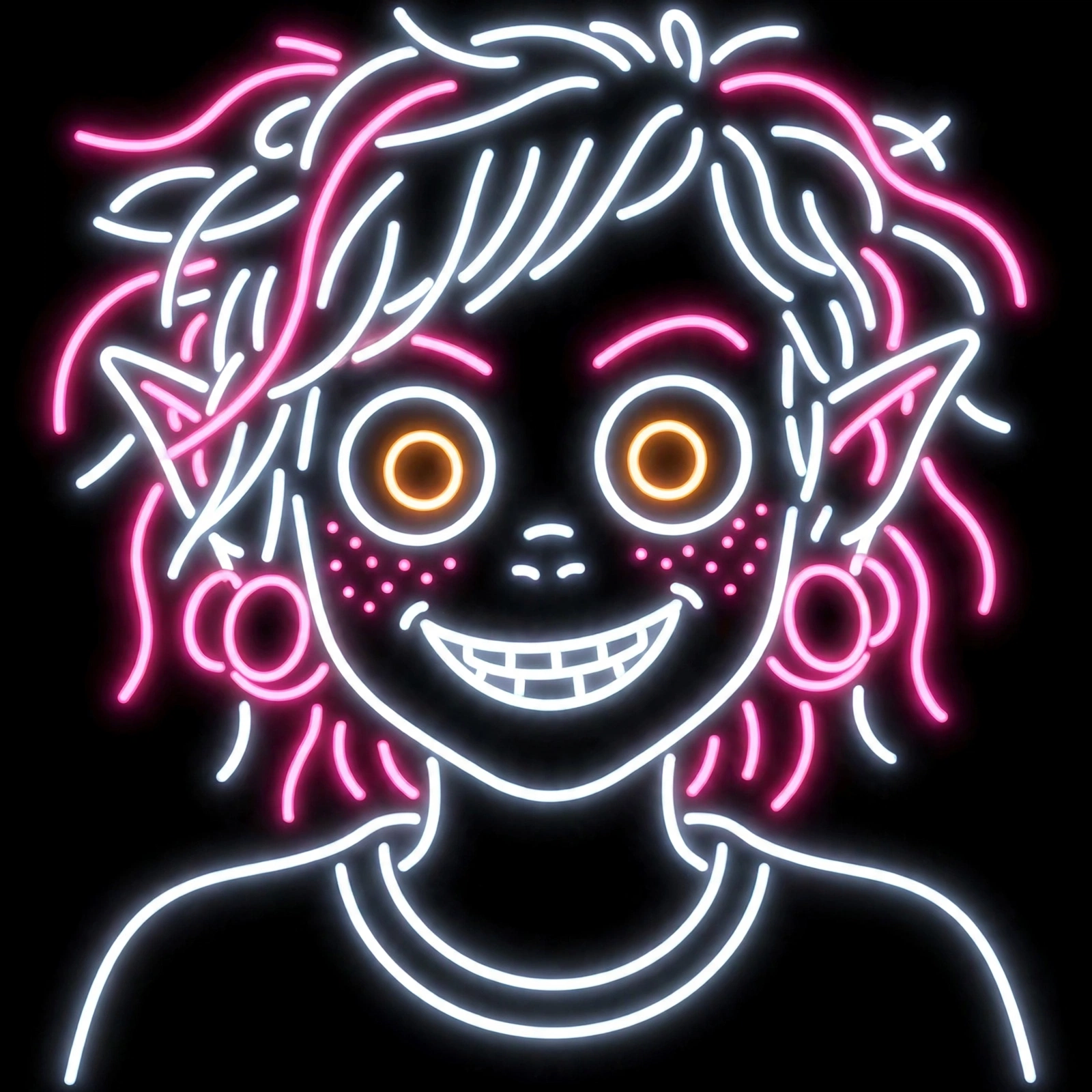 Grimlin neon sign design
