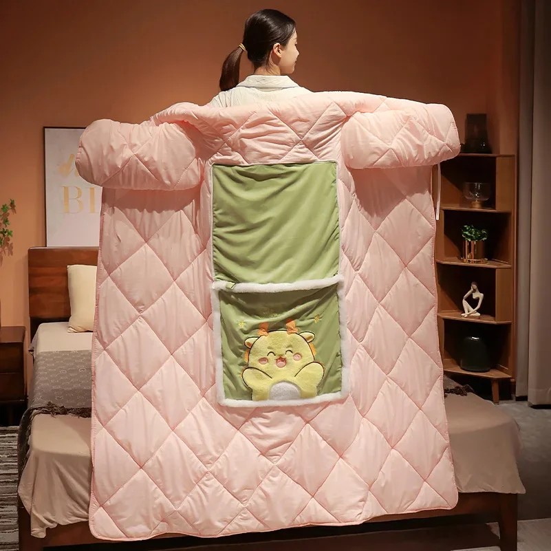 Sherpa Wrap Blanket Hoodie