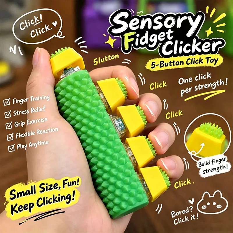 Spiky Sensory Clicker